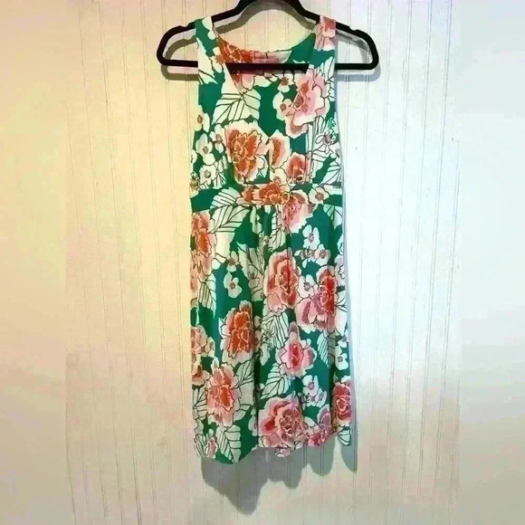 Lilly Pulitzer Sz.Small sleeveless silk floral midi dress EUC.Lightweight summer - Picture 1 of 6